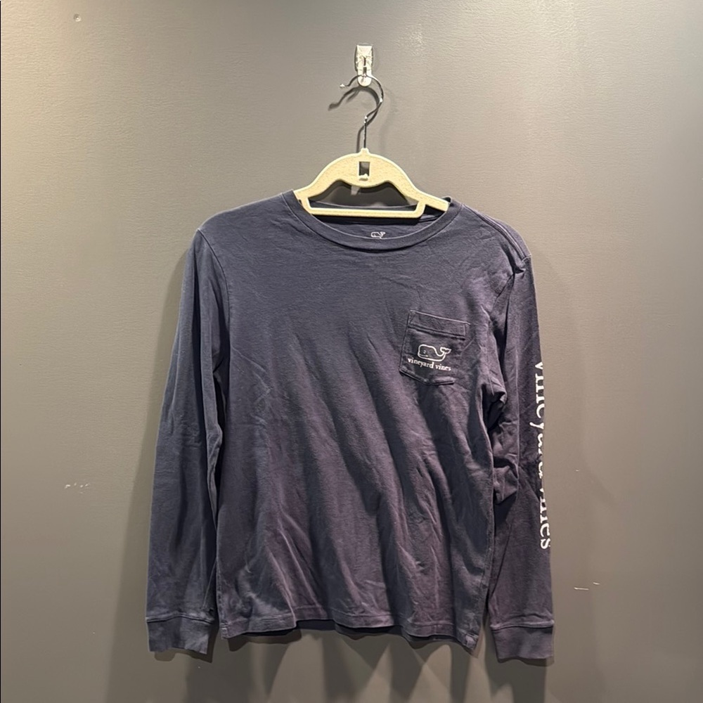Boy’s Vineyard Vines Navy Long Sleeve Shirt